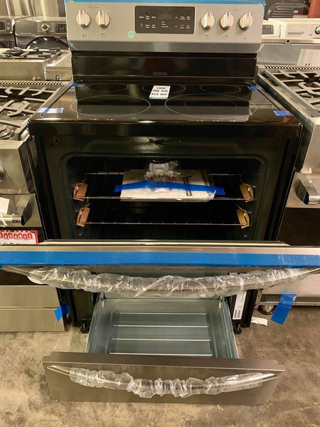 Frigidaire Gallery Electric Stove in stainless steel - New 4 Less Appliances