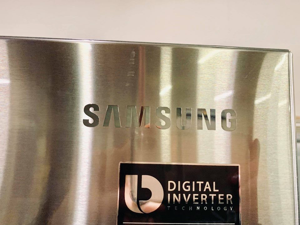 Samsung Counter Depth Family hub 4 flex door refrigerator In stainless steel - New 4 Less Appliances
