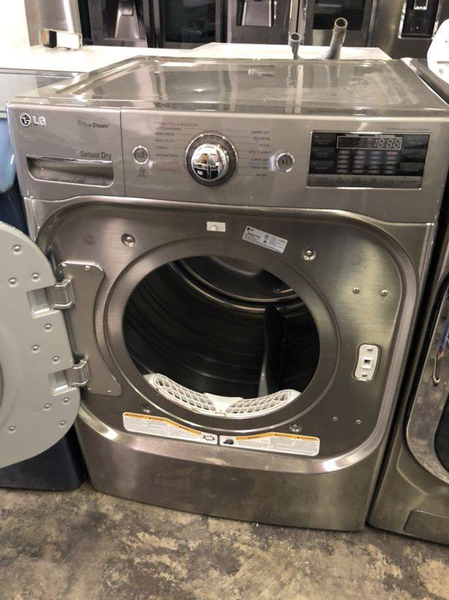 LG LARGE CAPACITY WASHER AND DRYER SET in Graphite Steel - New 4 Less Appliances