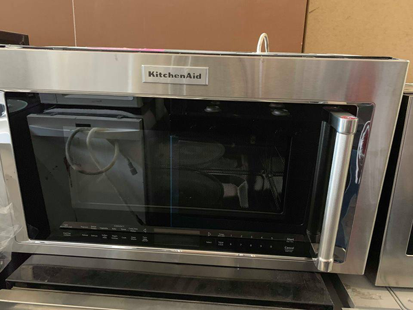Kitchen-aid Over The Range Professional Microwave in stainless steel - New 4 Less Appliances